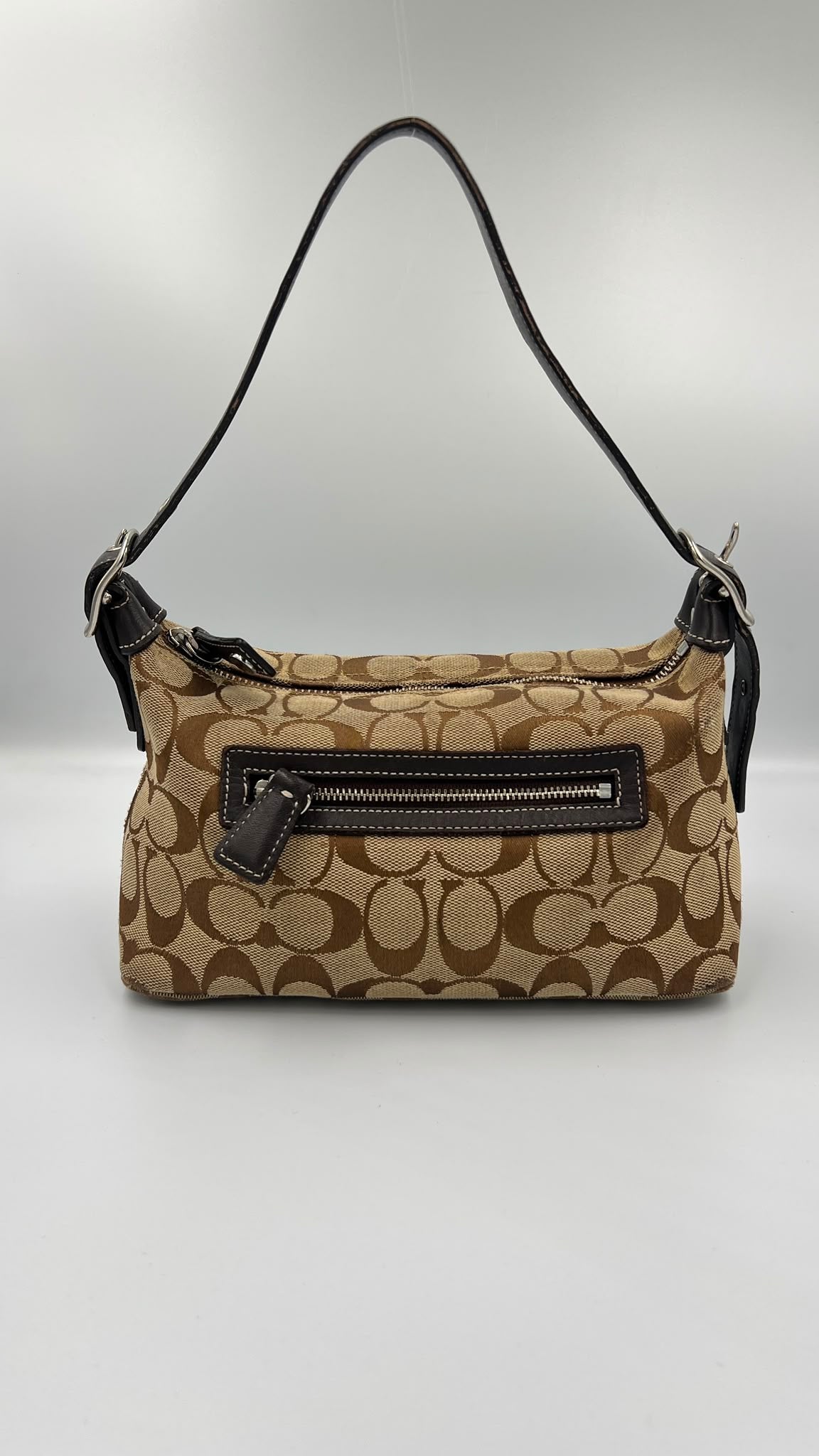 Coach Signature Canvas Shoulder Bag