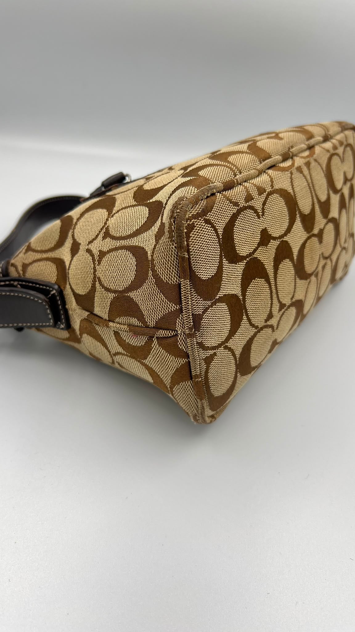 Coach Signature Canvas Shoulder Bag