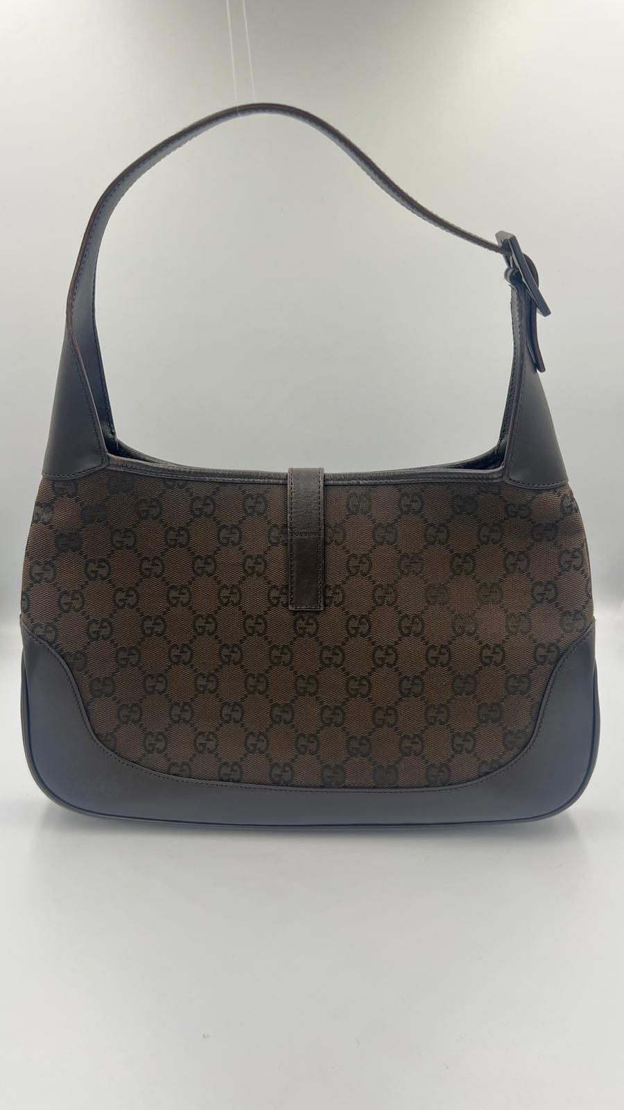 Gucci Brown GG Canvas Jackie Shoulder Bag