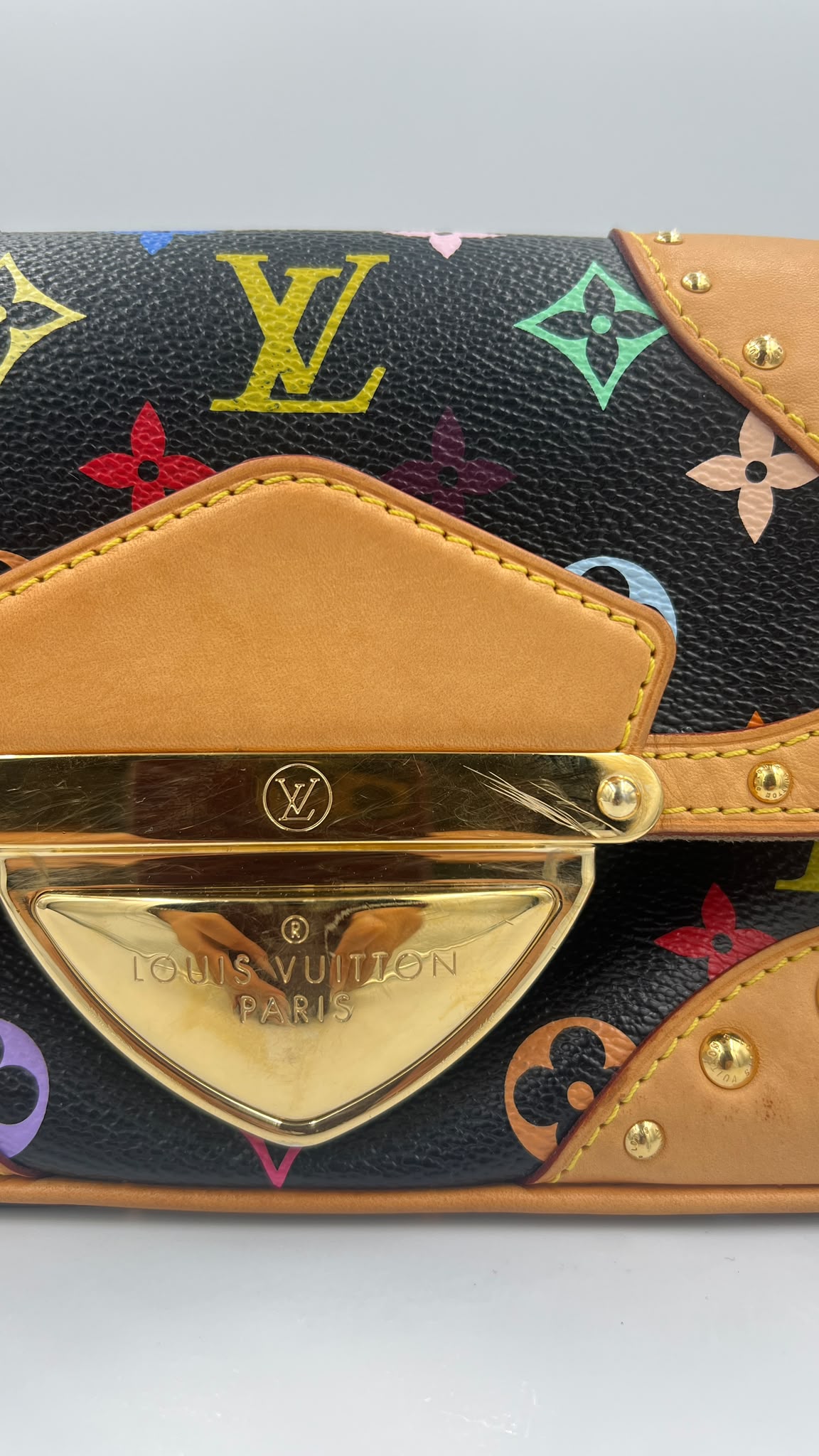 Louis Vuitton Black Monogram Multicolore Marilyn Bag