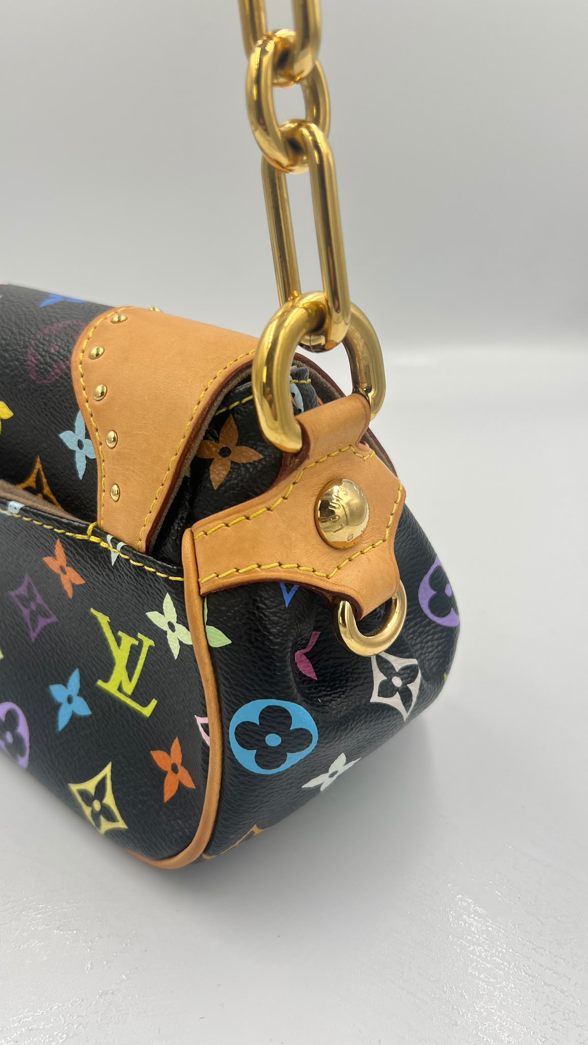 Louis Vuitton Black Monogram Multicolore Marilyn Bag