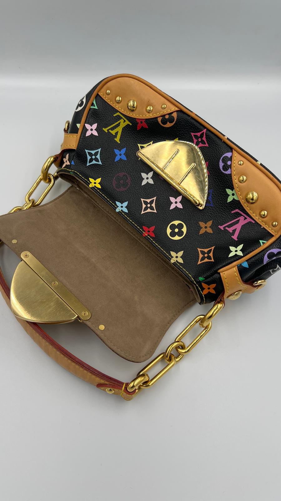 Louis Vuitton Black Monogram Multicolore Marilyn Bag