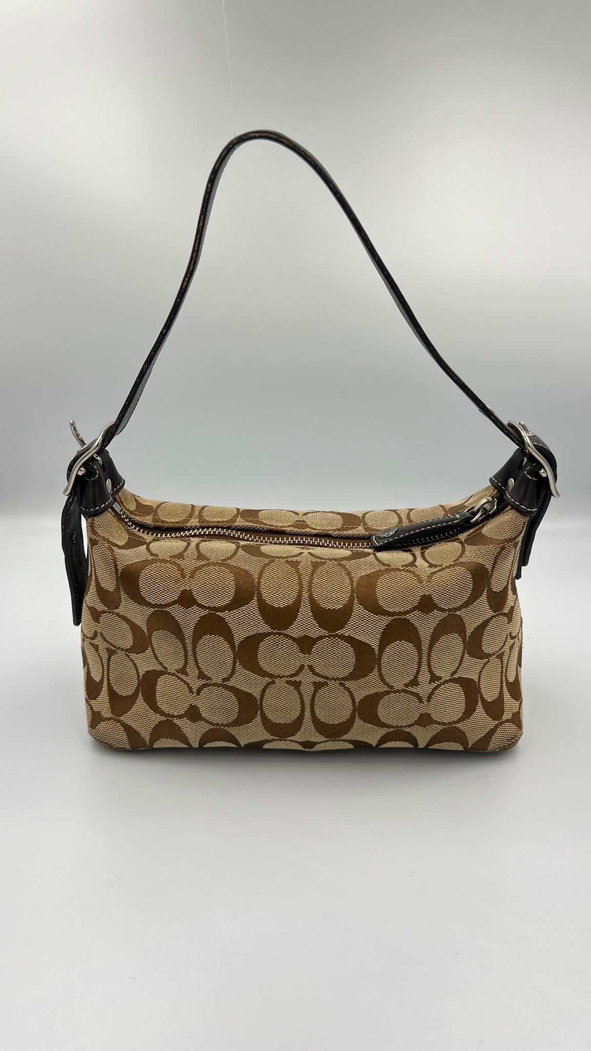 Coach Signature Canvas Shoulder Bag