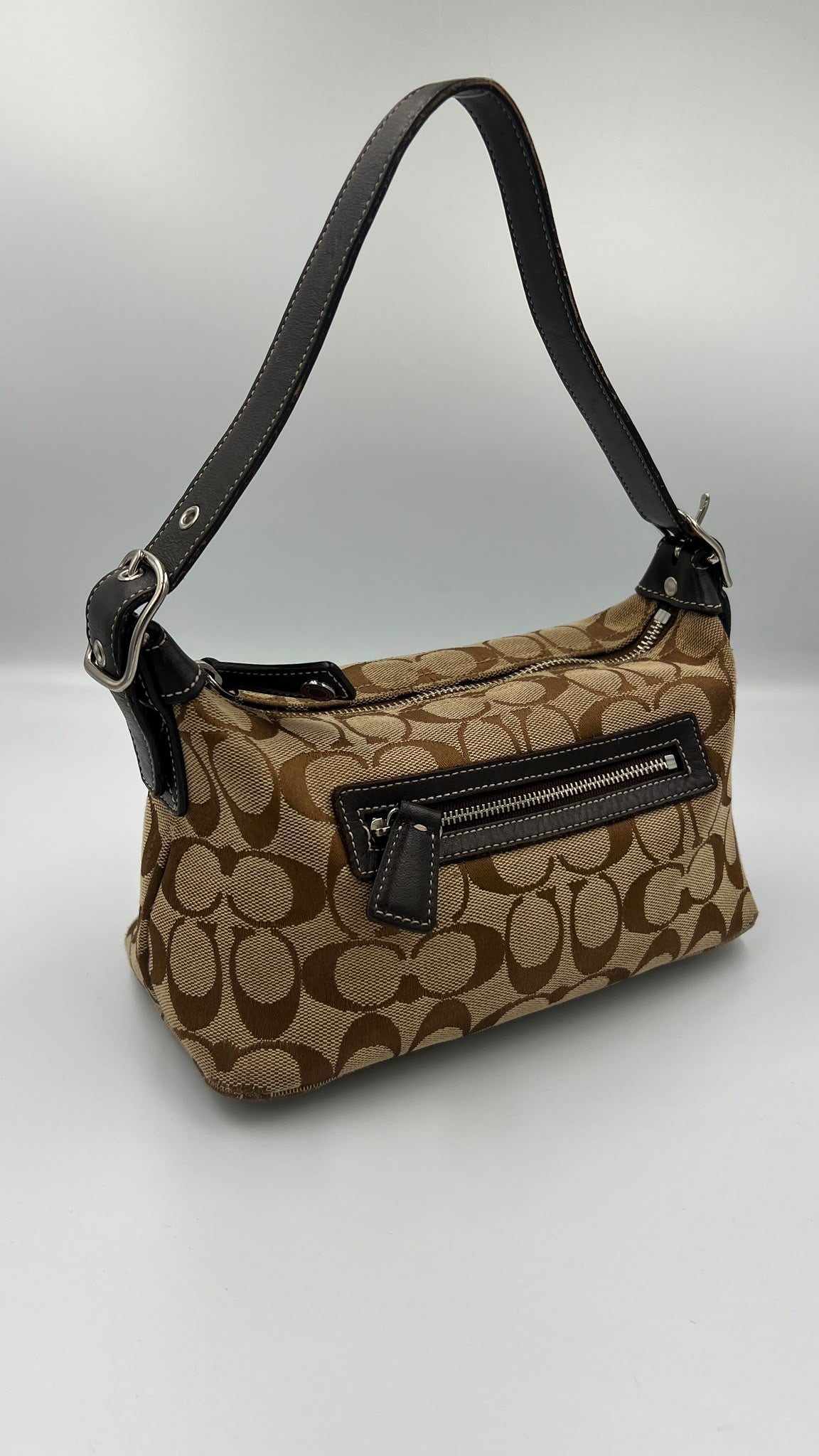 Coach Signature Canvas Shoulder Bag
