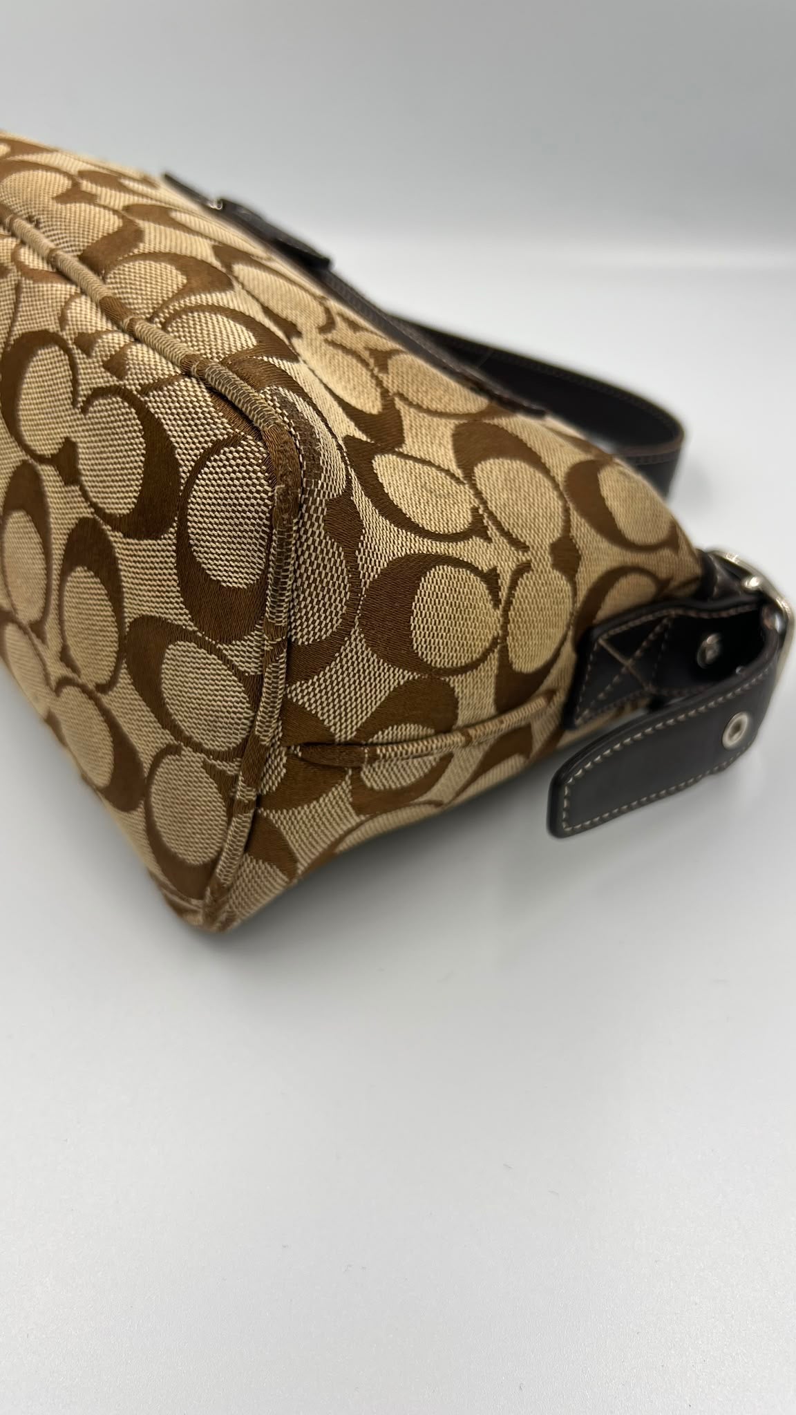 Coach Signature Canvas Shoulder Bag