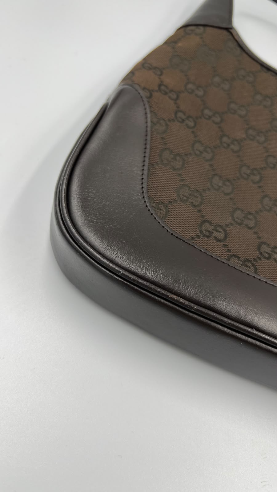 Gucci Brown GG Canvas Jackie Shoulder Bag