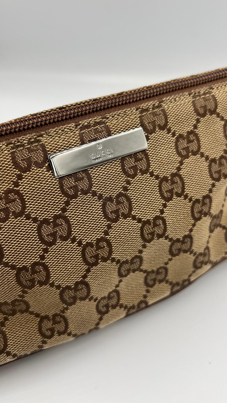 Gucci GG Canvas Boat Pochette