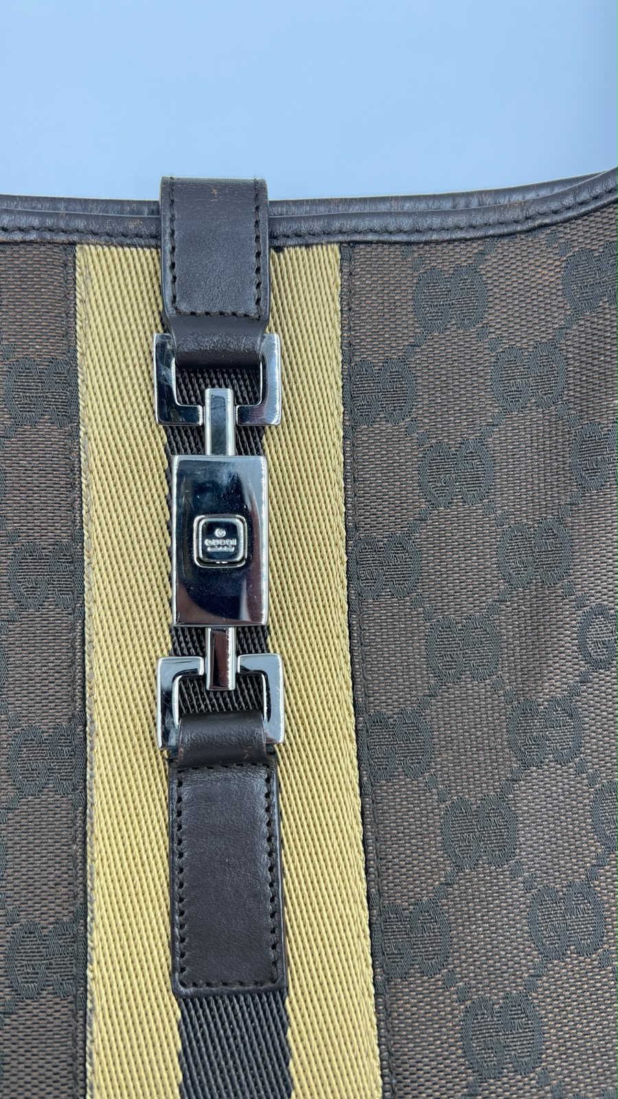 Gucci Brown GG Canvas Jackie Shoulder Bag