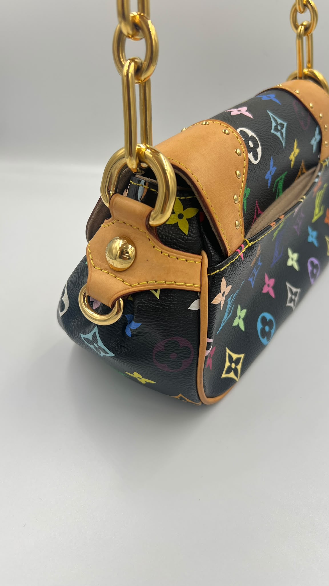 Louis Vuitton Black Monogram Multicolore Marilyn Bag