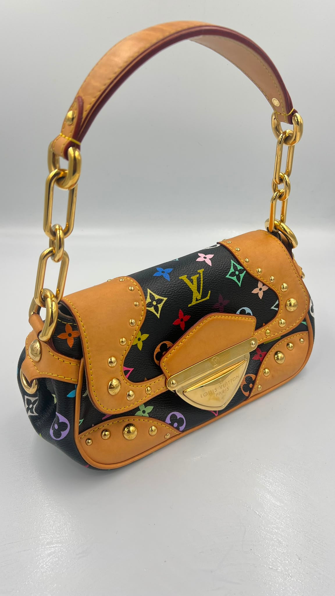 Louis Vuitton Black Monogram Multicolore Marilyn Bag